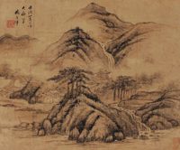 盛茂烨 仿大痴山水 立轴