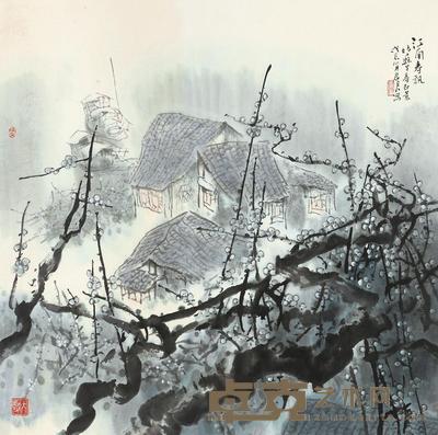 孙君良 1988年作 江南春讯 镜心 68×68cm