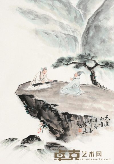 陈良敏 2011年作 天涯知音 镜心 67×46cm