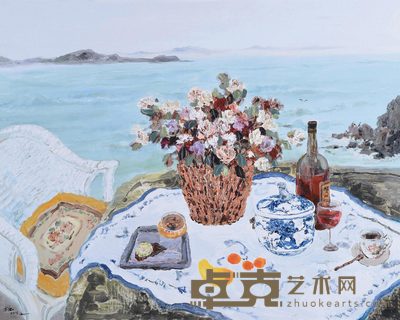 木西 2015年作 那片海 80×100cm