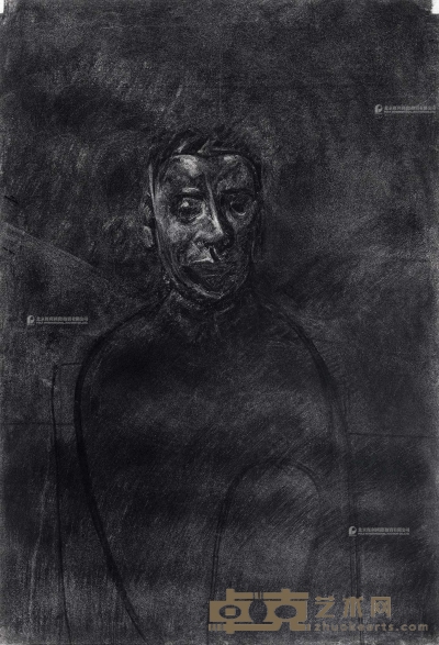 马轲 1997年作 肖像 76.5×51cm