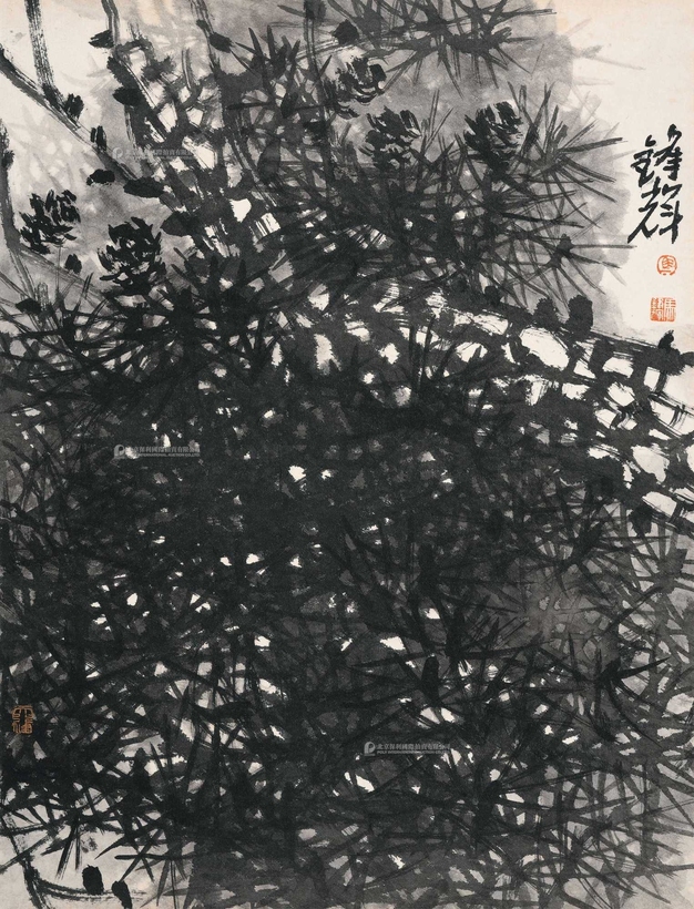 马锋辉 墨松 镜心