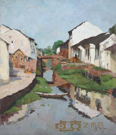 李延洲 1994年作 水乡 54×45cm