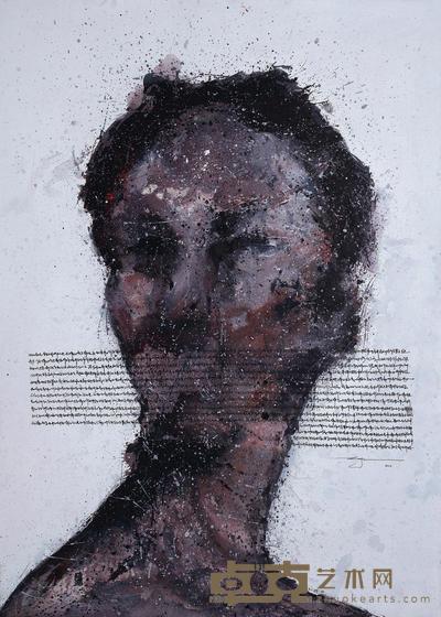 雷雨 2012年作 逝者之言系列一 140×100cm