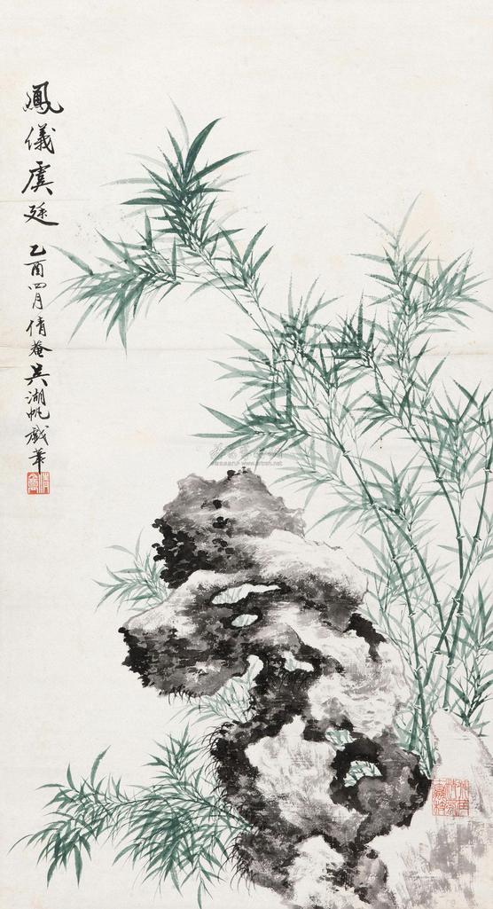 吴湖帆 幽簧图 立轴