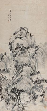 汪昉 山水 立轴