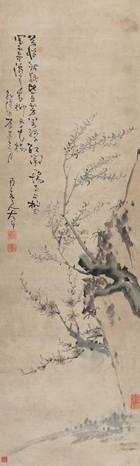 高凤翰 1748年作 花卉 立轴