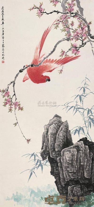 碧桃红鹦