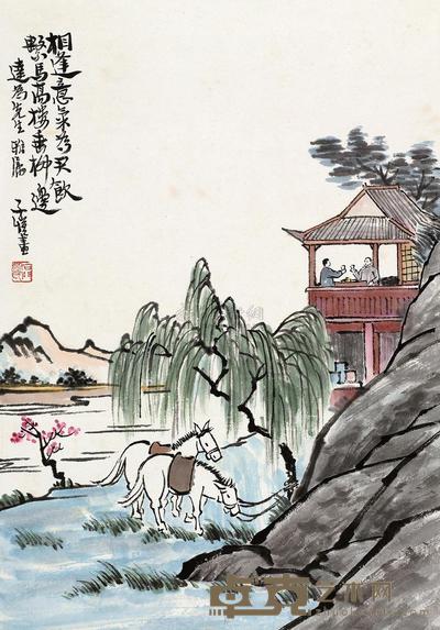 柳亭对饮 