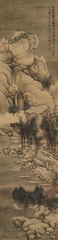 寒江垂钓