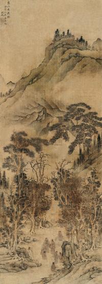 惠山煮泉图
