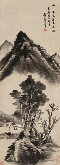 山间茅屋