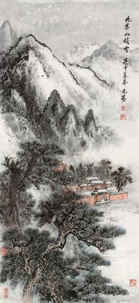 九华山积雪
