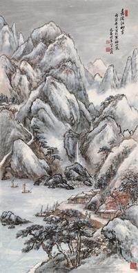 嘉陵江初雪