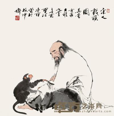 宋人戏猴图