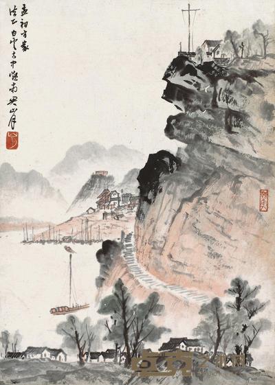 湖光秋色