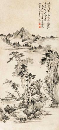 仿黄子久山水