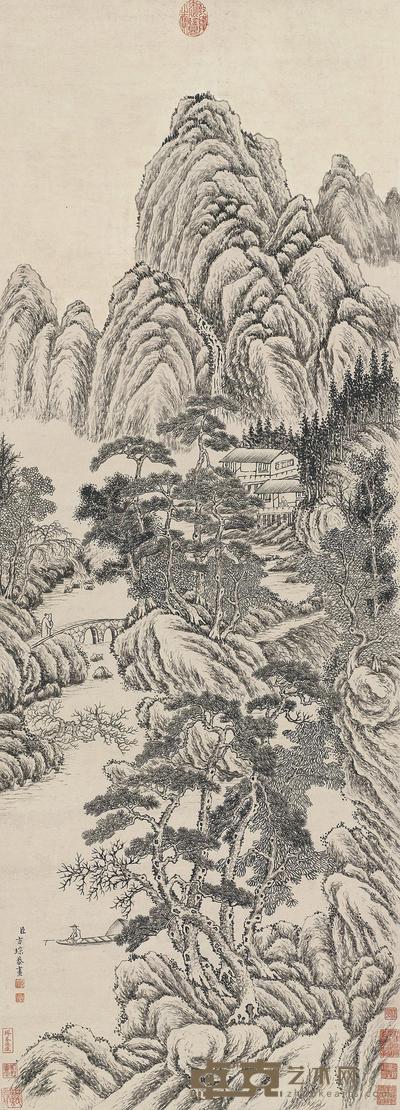 松荫垂钓