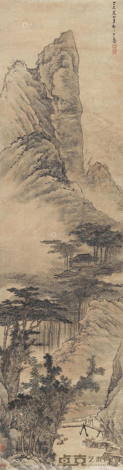 深山访友图 