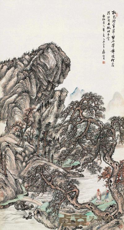 松光凝寒翠