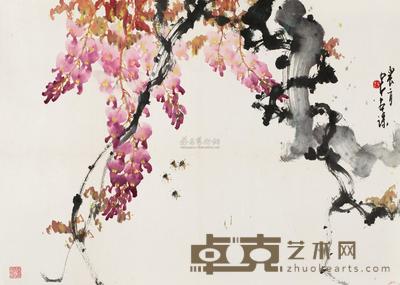 紫藤蜜蜂