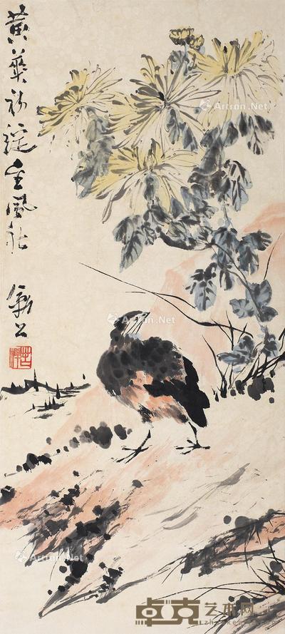 菊花鹌鹑 