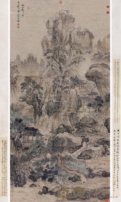 仙山阁楼图