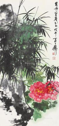 墨竹芙蓉图