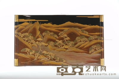 德川将军御用莳绘吉野山文台
