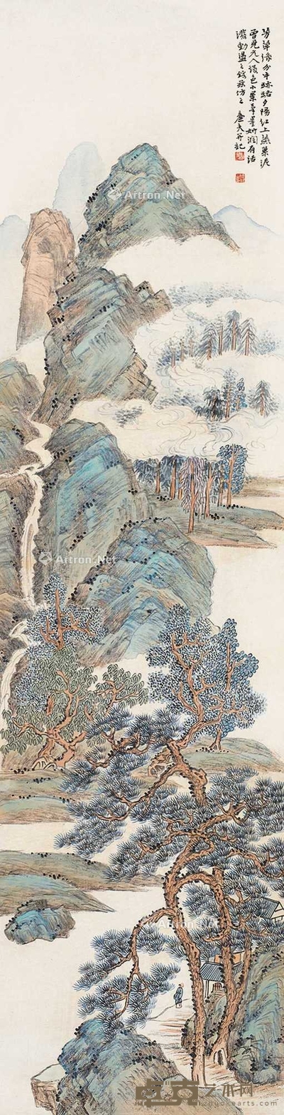 仿元人山水