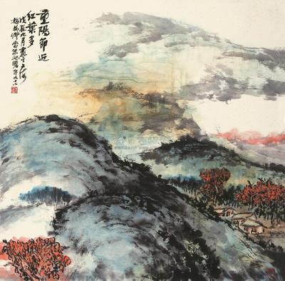 重阳节近红叶多