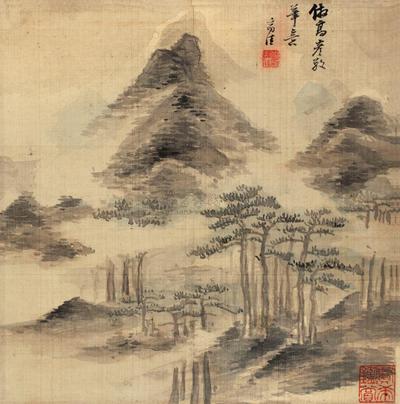 仿古山水