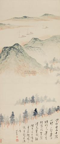 没骨山水