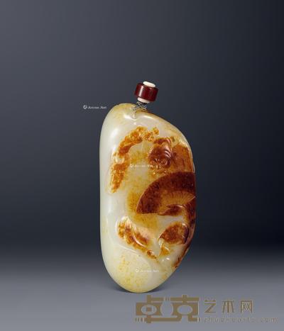 樊军民 白玉雕钟馗把件