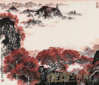 香山秋晨 