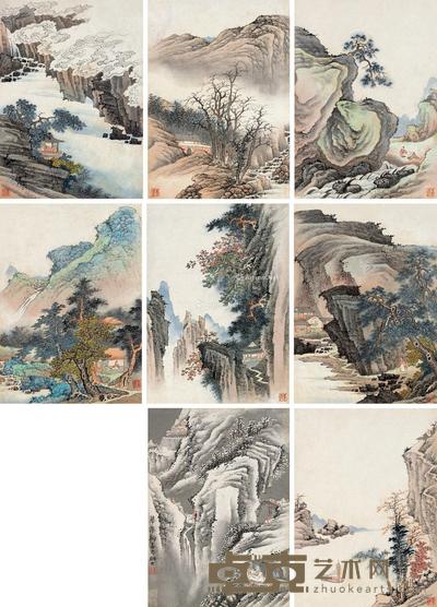 摹古山水册