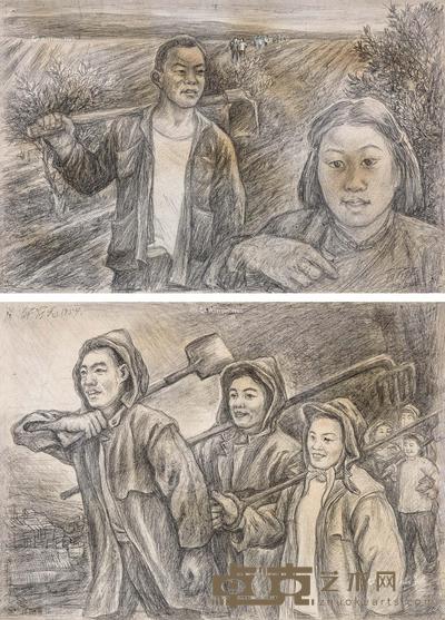 开工去；风雨无阻 
