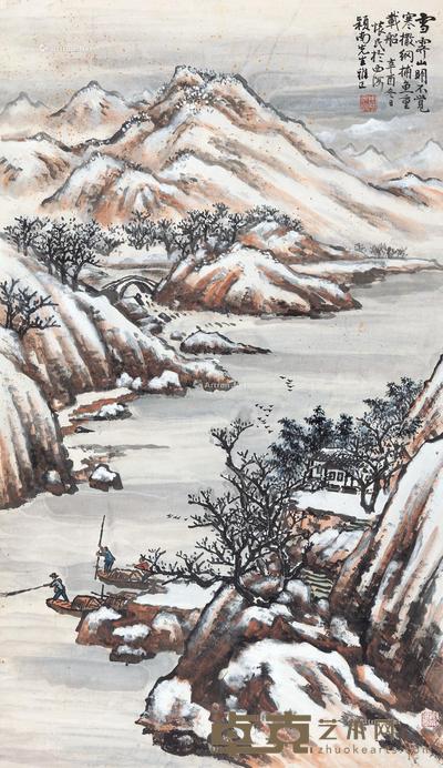 雪霁渔汛 
