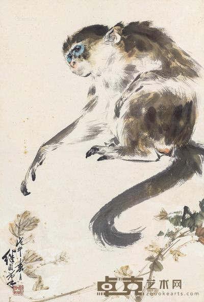 猴戏图 