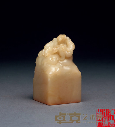 寿山芙蓉石兽钮印章