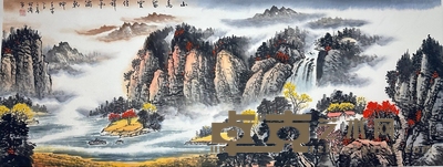 山高留云住祥气满乾坤
