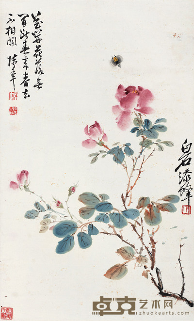 月季蜜蜂