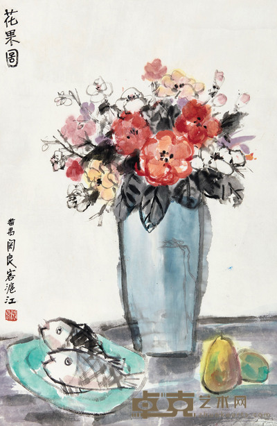 瓶花双鱼