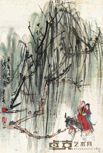 唐人诗意图 