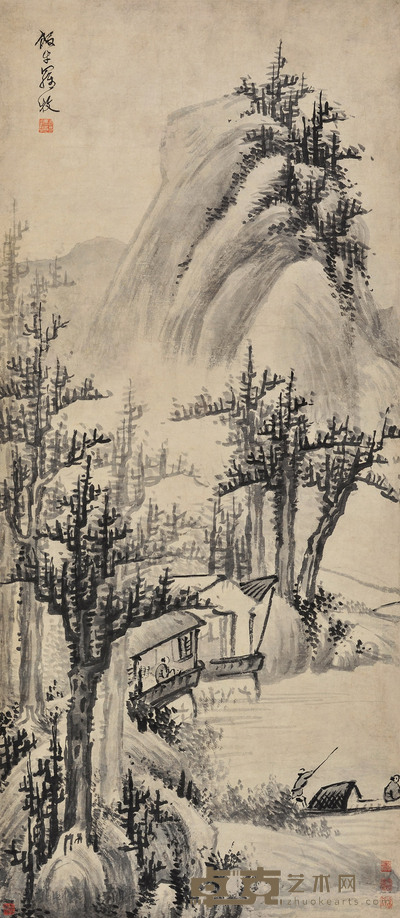 水村图 