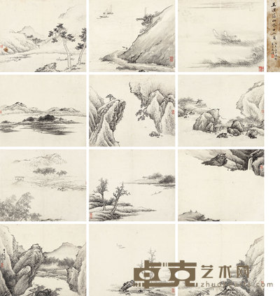 溪山清光册