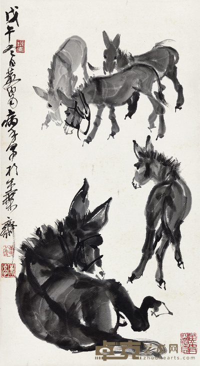 五驴图