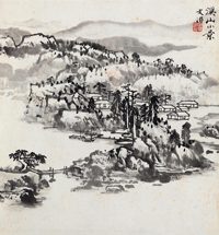 溪山小景