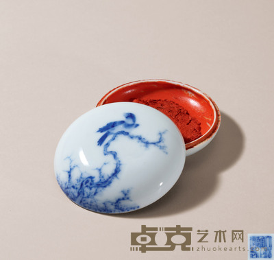 青花印盒