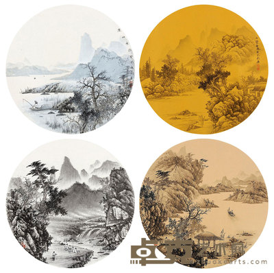 溪山图四则